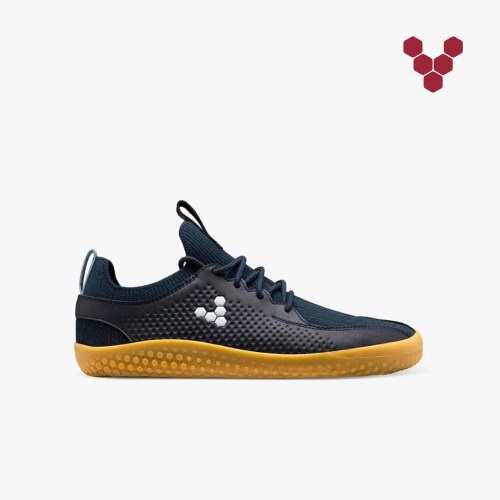 Vivobarefoot Primus Knit II Juniors Trainers Black UK LNXM